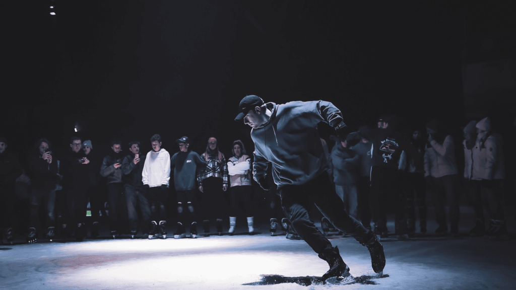 Nils am Freestylen